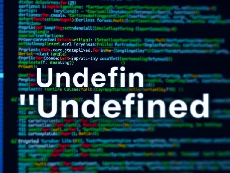 Understanding Undefined in Programming and Software Development
