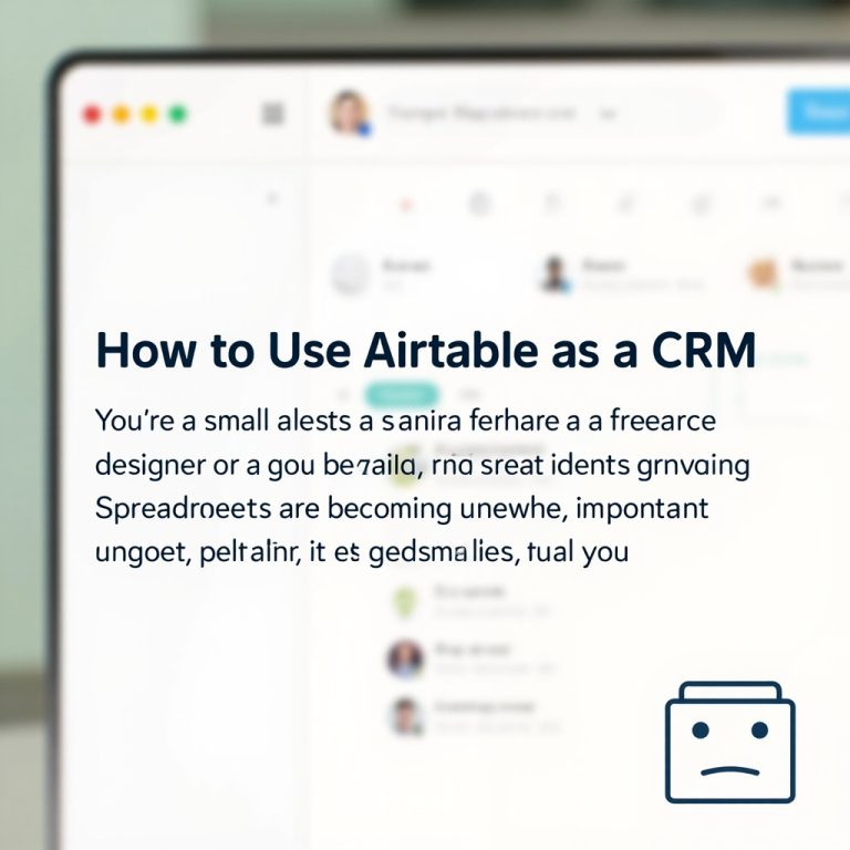 How to Use Airtable as a CRM